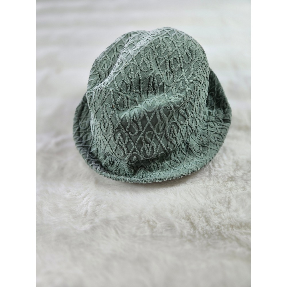 Victoria's Secret Swim Sage Green Terry Cloth Logo Bucket Hat OS NWT